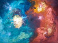 omega nebula painting